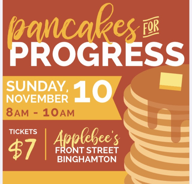 What kind of progress can you make with pancakes?